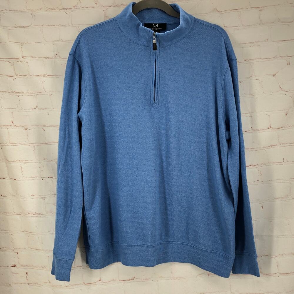 MAGASCHONI blue pull over Lg